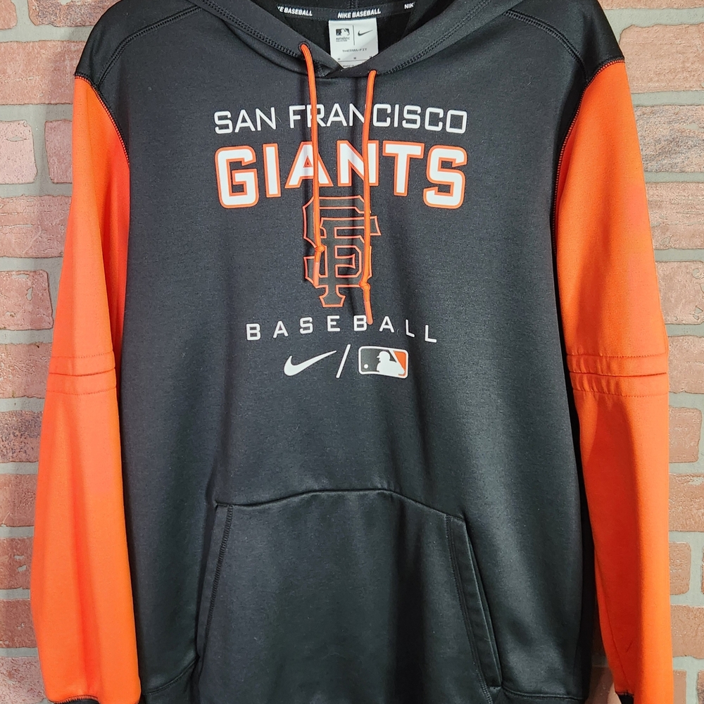 Nike Black and Orange San Francisco Giants Hoodie